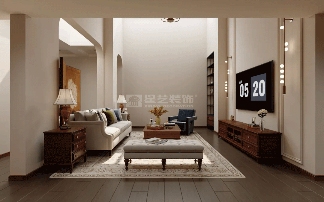 融合美式复古与轻奢质感的大宅设计灵感(图3)