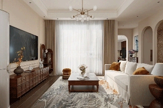 融合美式复古与轻奢质感的大宅设计灵感(图8)