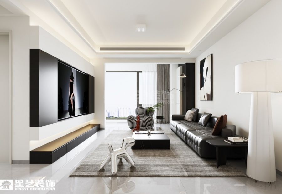 现代东方小区现代黑白灰风格(图2)