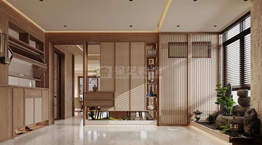 中古风三居室设计：东方诗意栖居的现代演绎(图6)