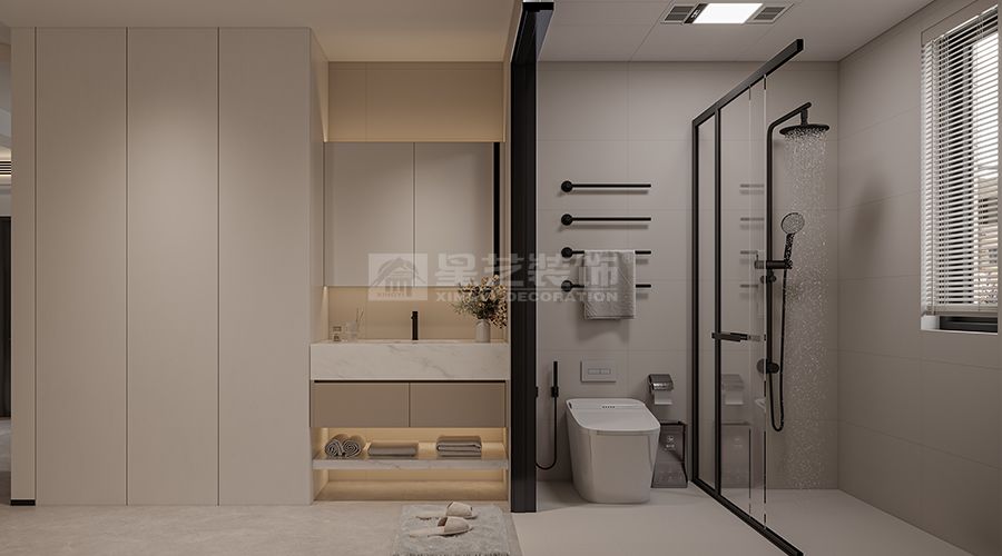 现代家居空间设计布局解析：客厅、卧室等多区域展示(图9)