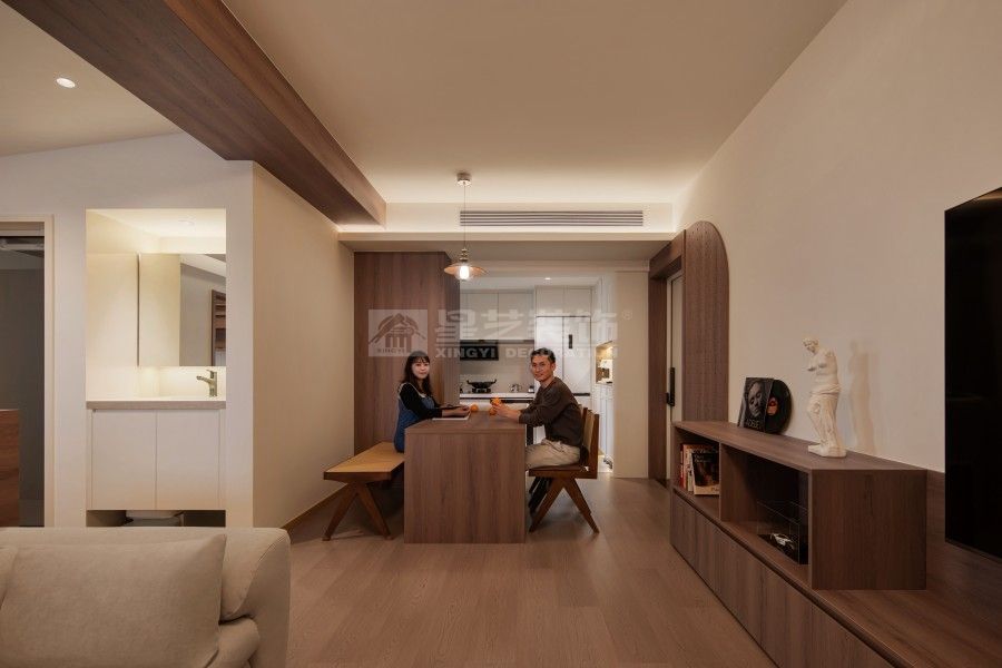 中古风新婚住宅设计，融合传统与现代美学(图8)