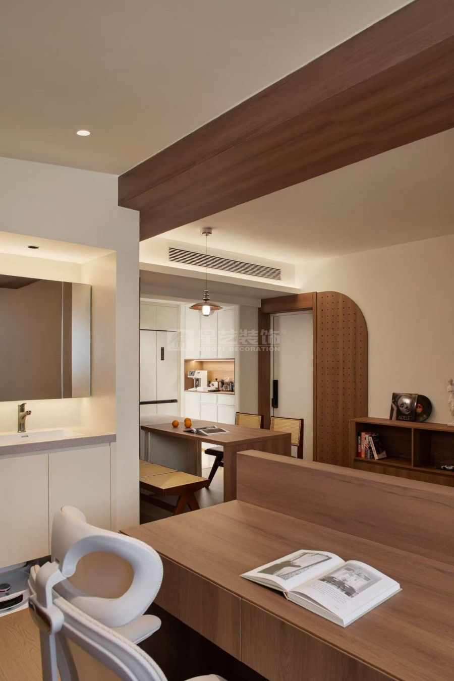 中古风新婚住宅设计，融合传统与现代美学(图22)