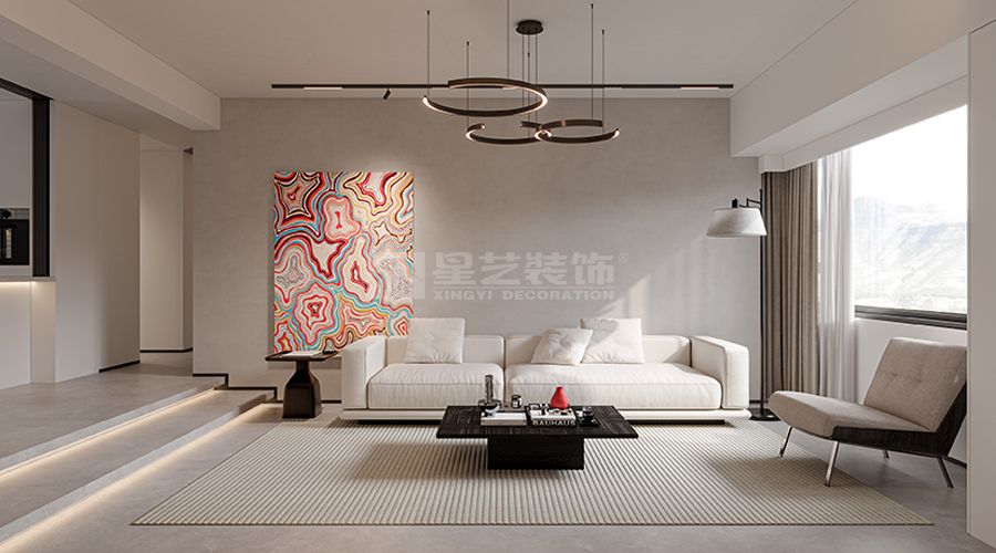 现代家居空间设计布局解析：客厅、卧室等多区域展示(图2)