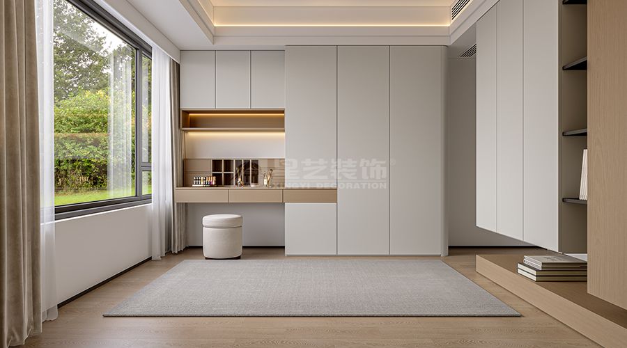 现代家居空间设计布局解析：客厅、卧室等多区域展示(图5)