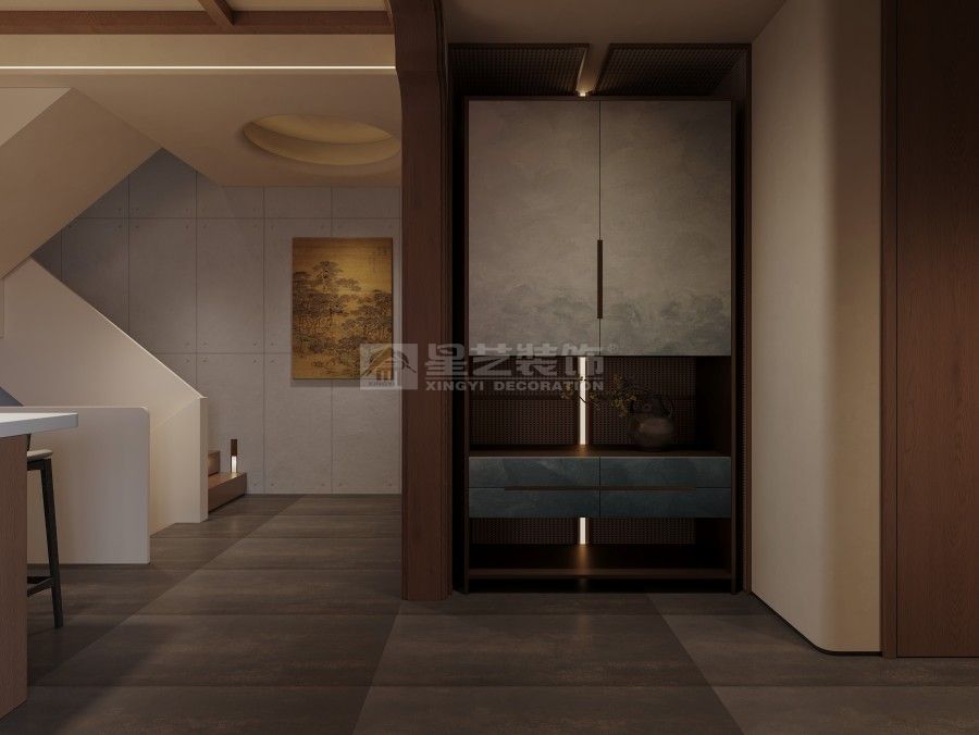 东方元素与现代设计融合，打造传统韵味与现代感的居住空间(图19)