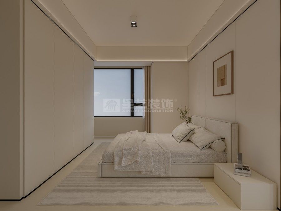 奶油色系极简家居设计，轻盈治愈温暖有高级感(图10)