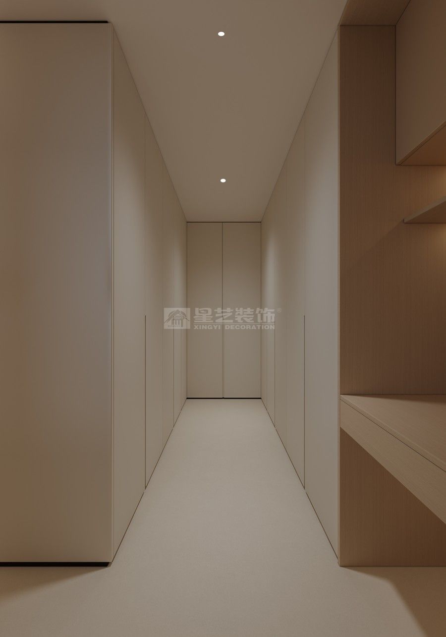 奶油色系极简家居设计，轻盈治愈温暖有高级感(图11)