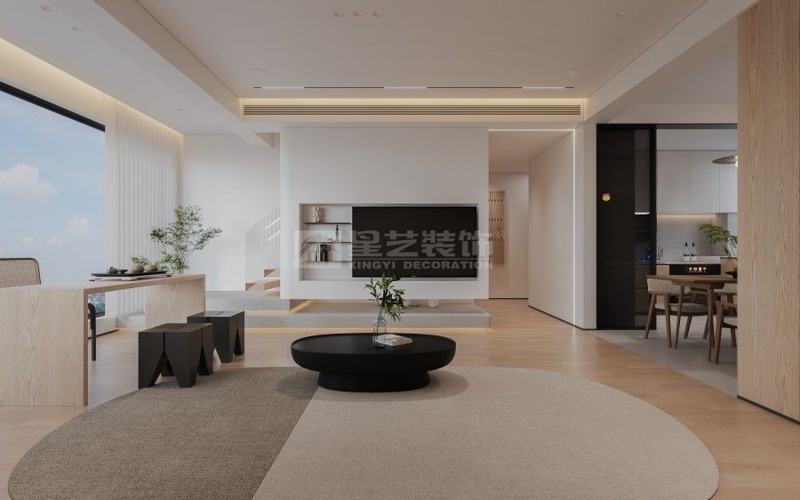 极简设计原木空间解决方案：舒适光影收纳配置指南(图3)