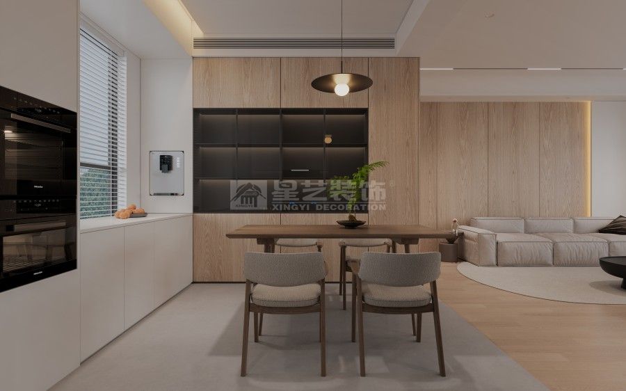 极简设计原木空间解决方案：舒适光影收纳配置指南(图6)