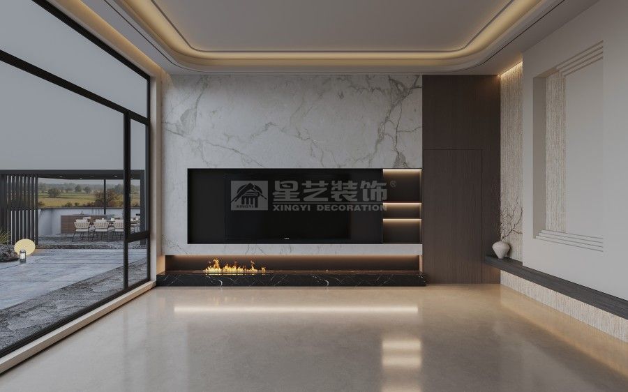 现代温暖别墅设计 外立面色调搭配与功能布局详解(图2)