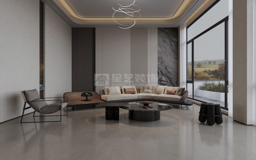 现代温暖别墅设计 外立面色调搭配与功能布局详解(图4)