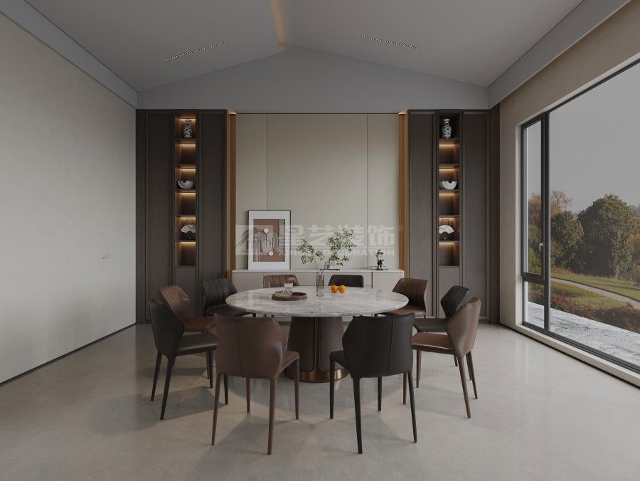 现代温暖别墅设计 外立面色调搭配与功能布局详解(图6)