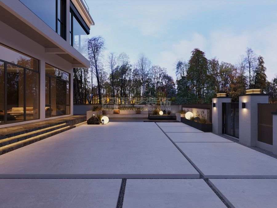 现代温暖别墅设计 外立面色调搭配与功能布局详解(图21)