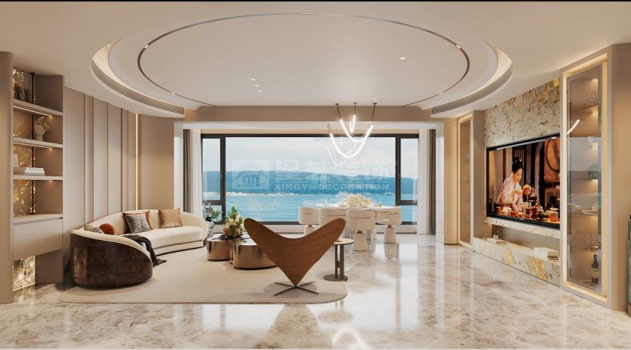 轻奢风格设计理念：奢石与钛金打造高端生活格调(图1)