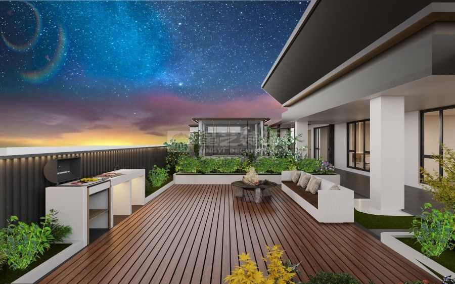 花园露台设计：融合自然景观与休闲功能的生活空间(图4)