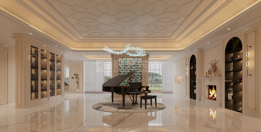 自建房别墅欧式法式融合设计，线塑浪漫栖居仪式感(图1)