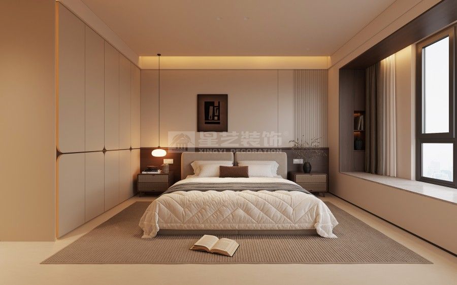 中古风格装修设计：胡桃木与大理石搭配，复古雅致空间(图9)