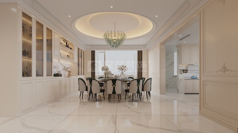 自建房别墅欧式法式融合设计，线塑浪漫栖居仪式感(图4)