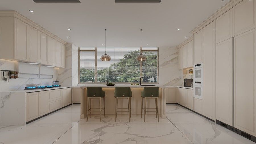 自建房别墅欧式法式融合设计，线塑浪漫栖居仪式感(图5)