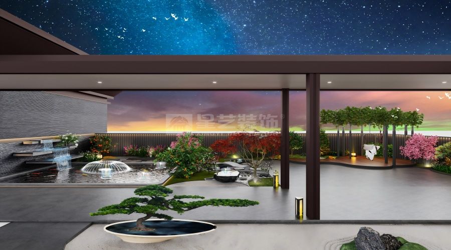 花园露台设计：融合自然景观与休闲功能的生活空间(图1)