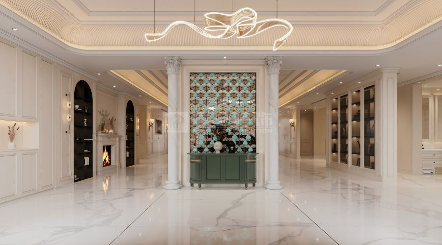 自建房别墅欧式法式融合设计，线塑浪漫栖居仪式感(图6)