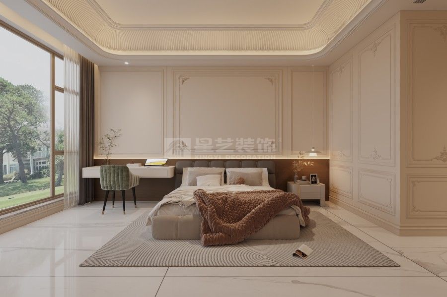 自建房别墅欧式法式融合设计，线塑浪漫栖居仪式感(图10)