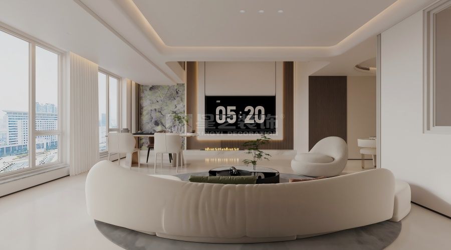 现代奶油风格别墅设计技巧与装修指南(图1)