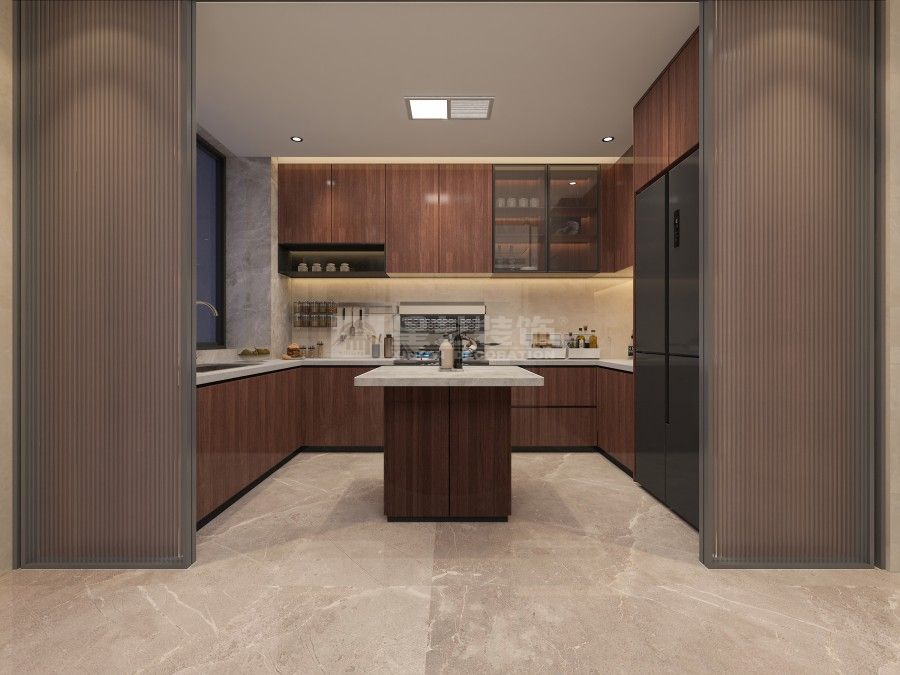 新中式别墅挑空设计，东方意境与空间格局的完美融合(图5)