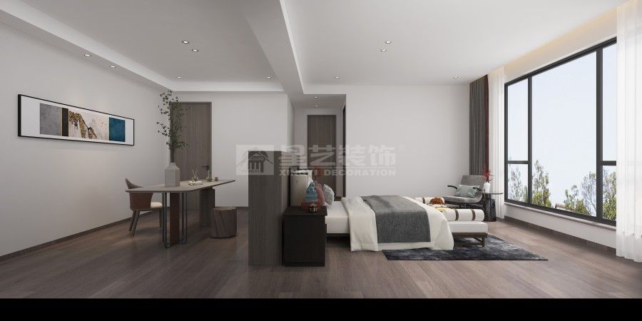 联排别墅简欧外观新中式室内设计理念与融合方式(图10)