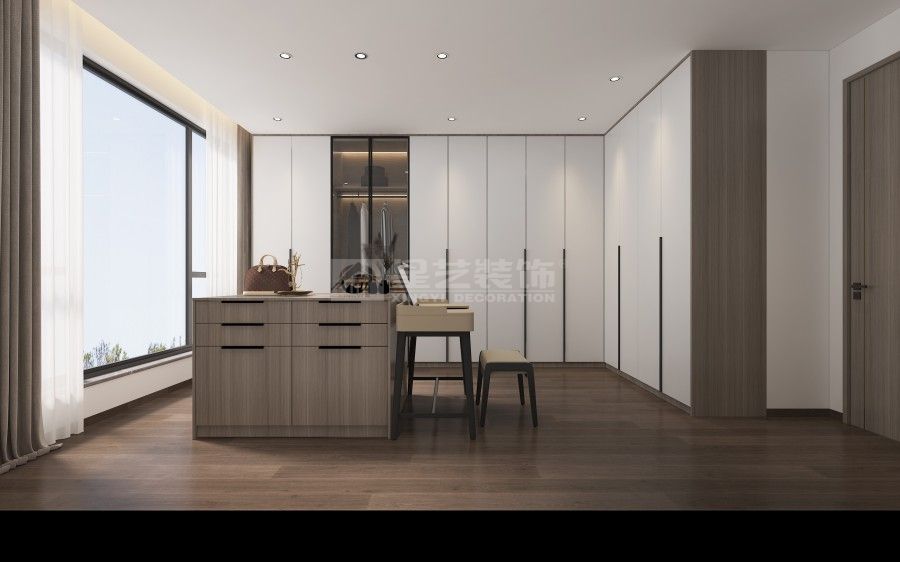 联排别墅简欧外观新中式室内设计理念与融合方式(图11)