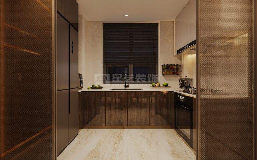 意式轻奢风格设计：胡桃木与钛金的简约雅致融合(图4)