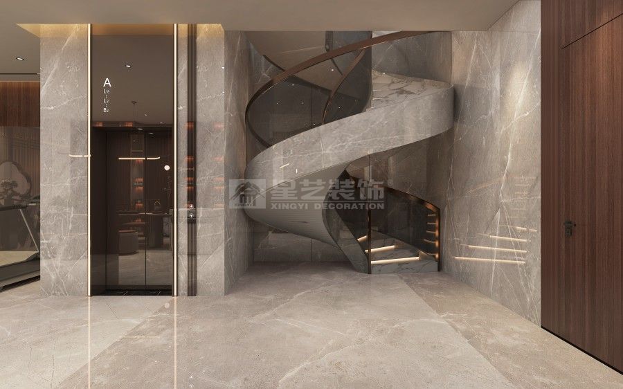 新中式别墅挑空设计，东方意境与空间格局的完美融合(图15)