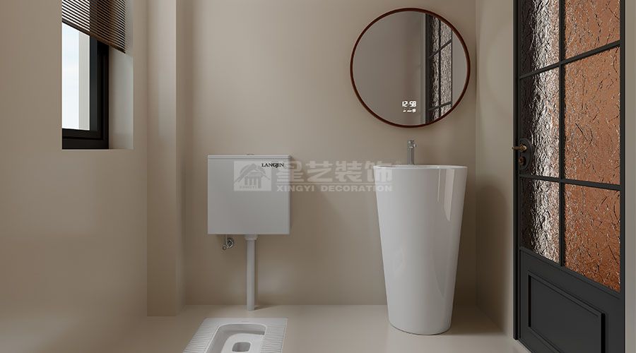 原木设计打造自然温馨家居，客厅餐厅装修效果图(图3)