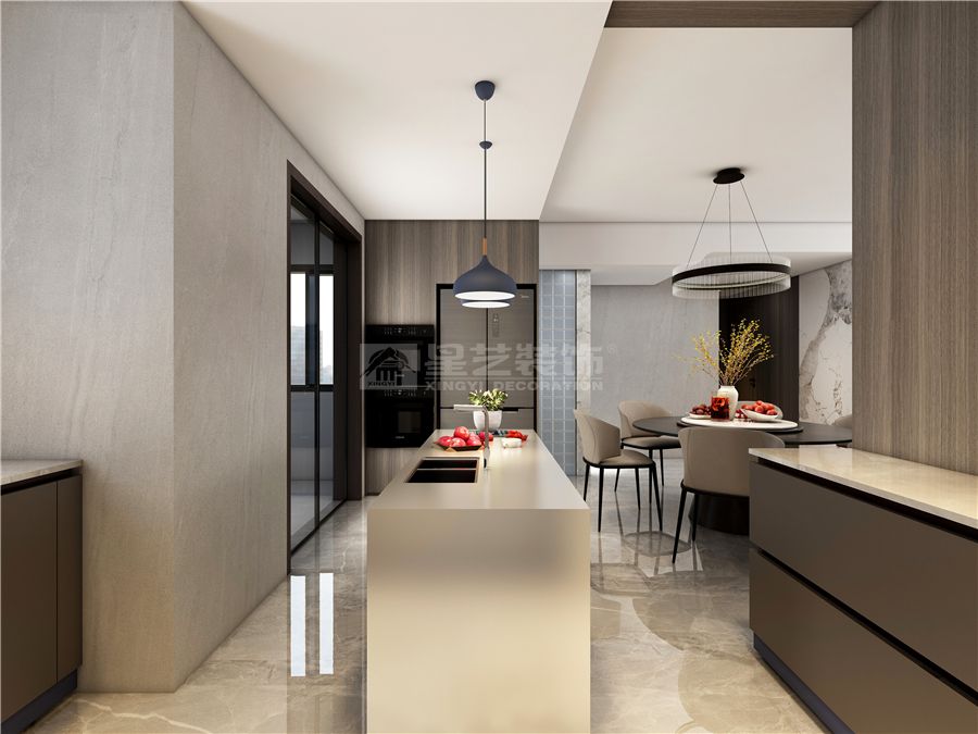 桂林山水灵感意式轻奢设计，打造静奢东方美学空间(图9)