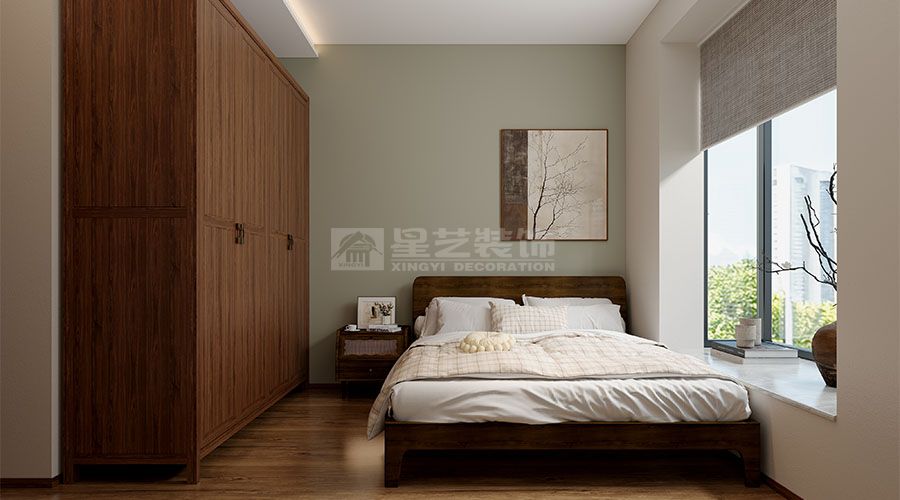 原木设计打造自然温馨家居，客厅餐厅装修效果图(图8)