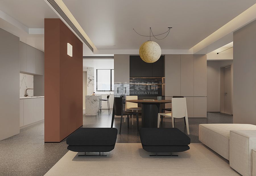 都市极简家居设计融入个性色彩打造宁静生活空间(图6)