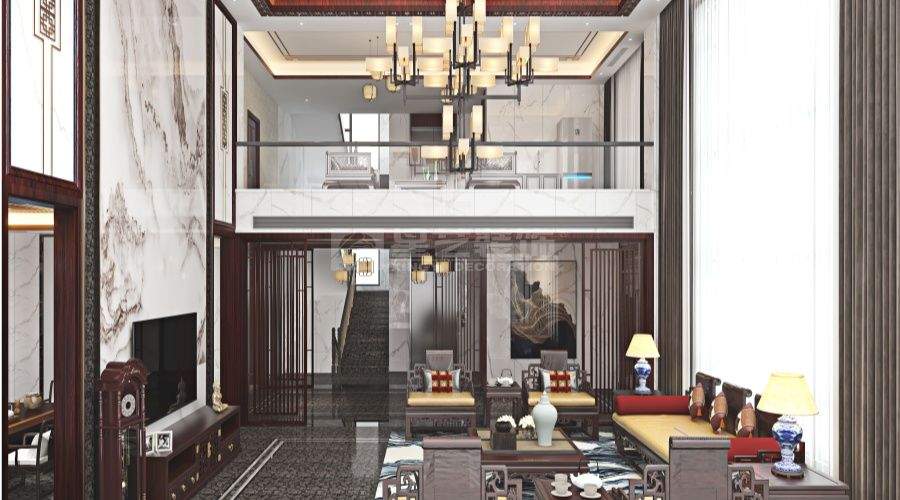 新中式家居设计效果图集，无为而治理念打造东方雅居空间(图1)