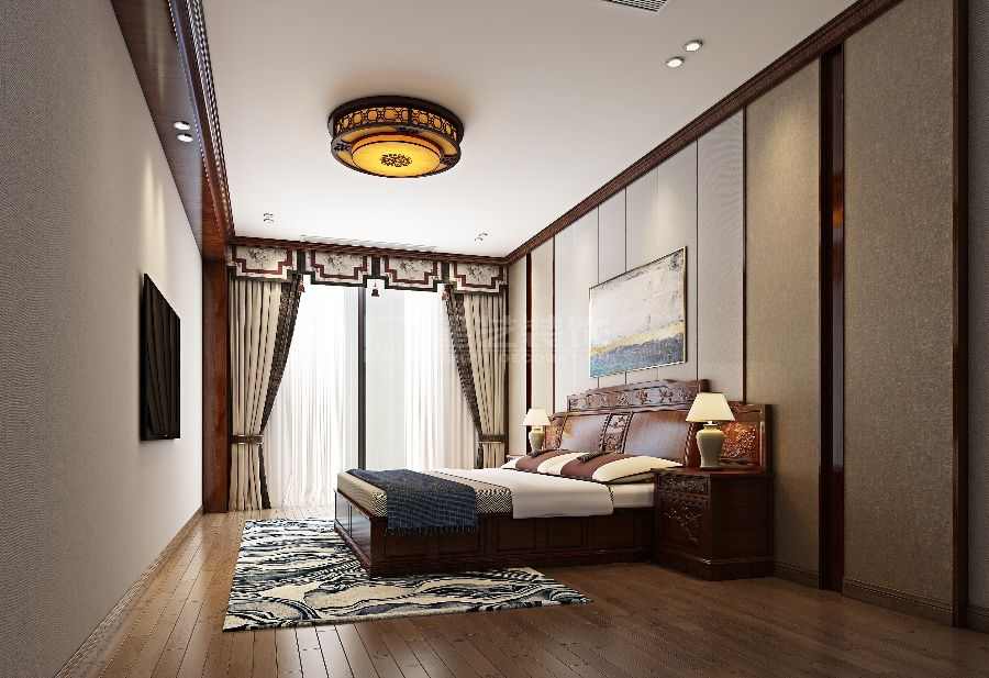 新中式家居设计效果图集，无为而治理念打造东方雅居空间(图9)