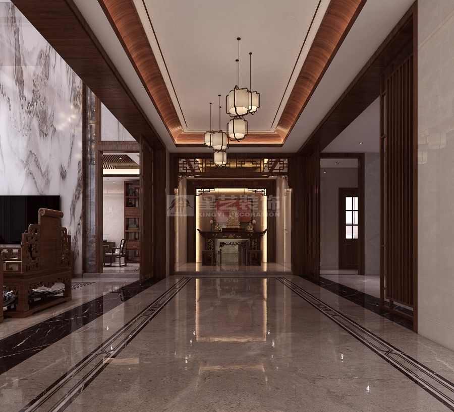 新中式家居设计效果图集，无为而治理念打造东方雅居空间(图5)