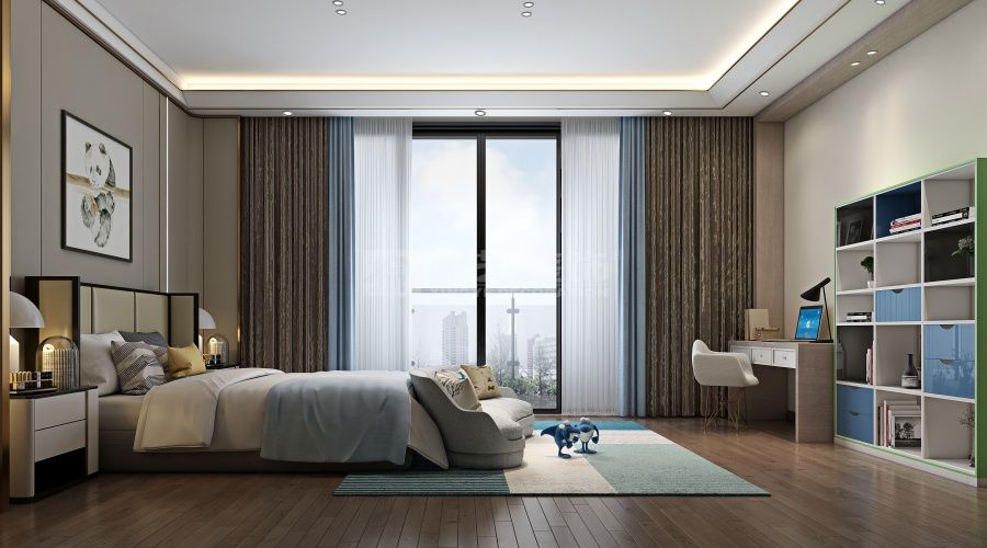 新中式家居设计效果图集，无为而治理念打造东方雅居空间(图6)