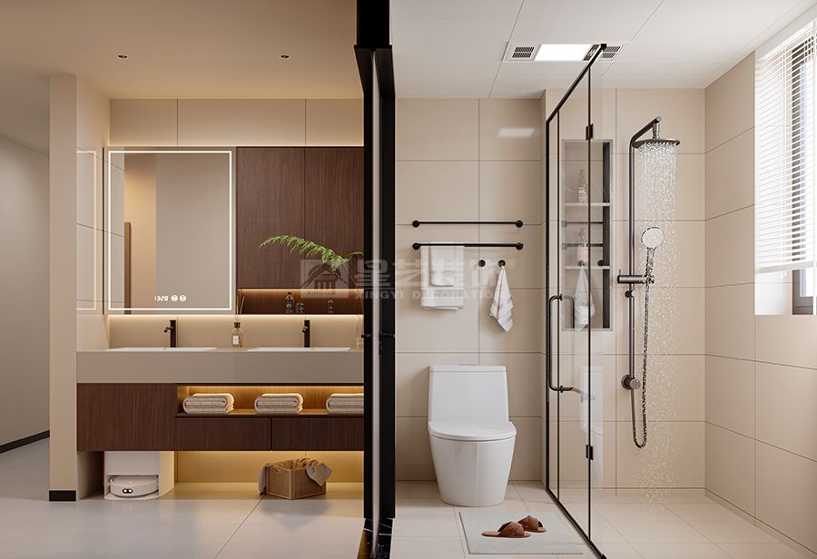 中古风住宅设计150㎡空间的古典与现代完美融合(图4)