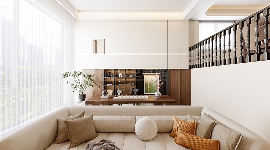 素简暖调设计风格打造温馨自然居住空间(图6)