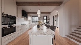 美式自然风装修设计，打造郊区别墅般的舒适居家体验(图3)