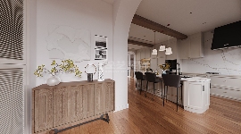 美式自然风装修设计，打造郊区别墅般的舒适居家体验(图5)