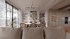 美式自然风装修设计，打造郊区别墅般的舒适居家体验(图6)