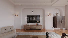 美式自然风装修设计，打造郊区别墅般的舒适居家体验(图1)