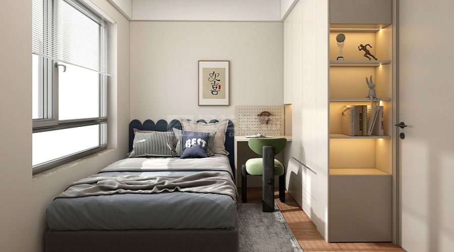 全案落地设计案例展示，功能主义打造理想家居空间(图4)