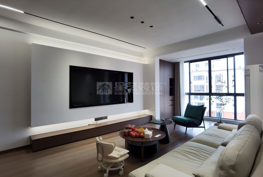 110㎡当代原木极简设计，LDK一体化打造自然呼吸空间(图2)