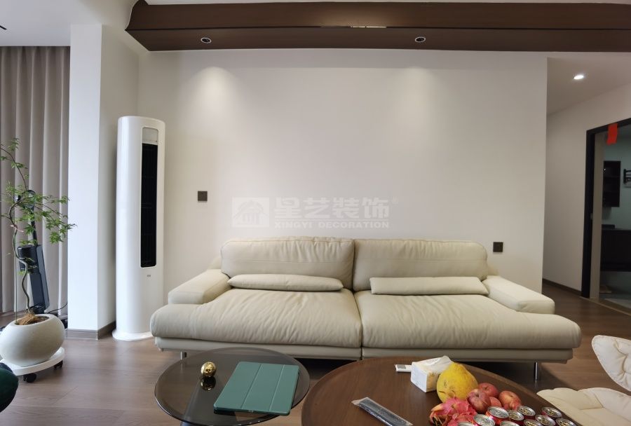 110㎡当代原木极简设计，LDK一体化打造自然呼吸空间(图3)